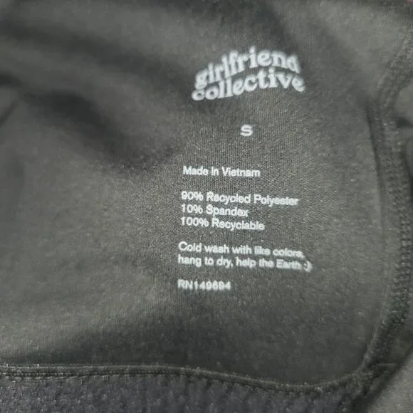 New Girlfriend Collective Womens Float Juliet Strappy Active Dress Black Small - Picture 5 of 5